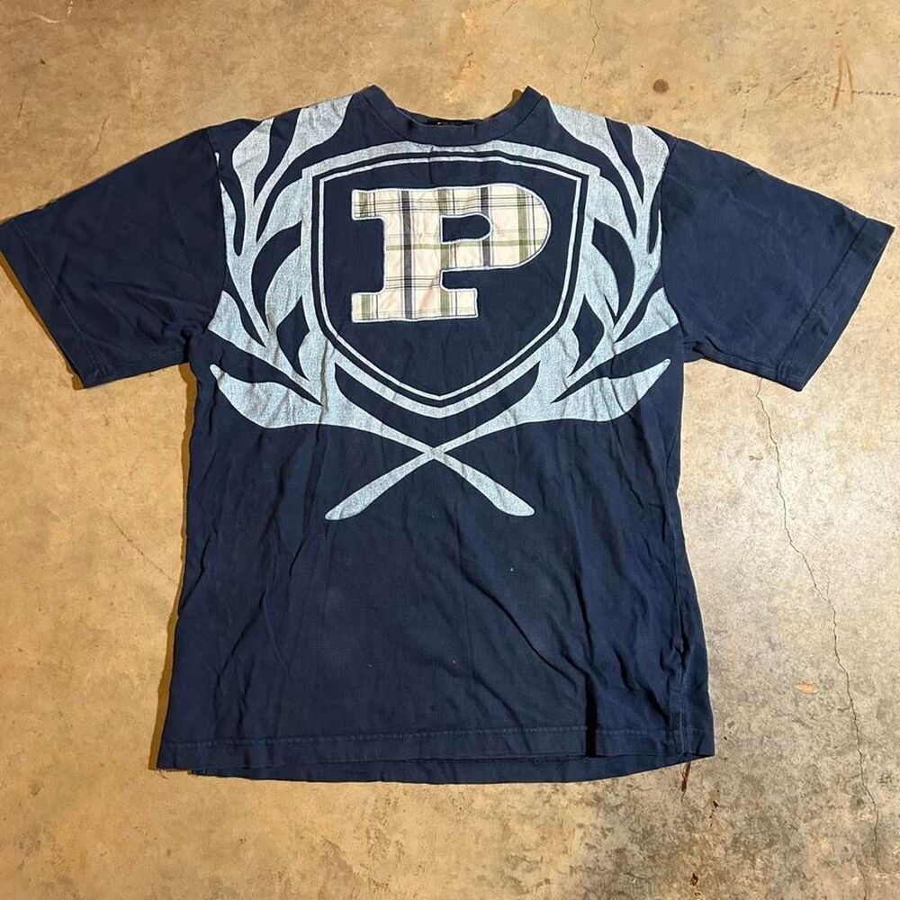 Phat-farm Men's Navy and Blue T-shirt